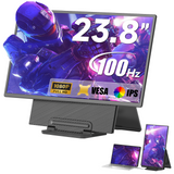 SIAVIALA D1 - 23.8 inch 1080P FHD 100Hz Laptop Screen Extender Large Gaming Monitor VESA Support