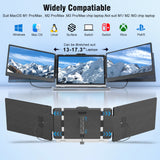Laptop Screen Extender, 14" 1080P FHD IPS Display for 13"-17.3" Laptops, Portable Monitor Innovation Statues,