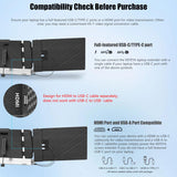 Laptop Screen Extender, 14" FHD 1080P IPS Portable Monitor Dual Screen, Laptop Monitor Extender for 13-17" Laptops with USB-C/HDMI Port, Plug and Play for Windows/Mac/Android/Switch/PS5