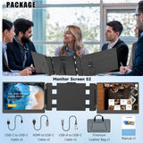 Laptop Screen Extender, 14" 1080P FHD IPS Display for 13"-17.3" Laptops, Portable Monitor Innovation Statues,