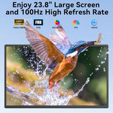 SIAVIALA D1 - 23.8 inch 1080P FHD 100Hz Laptop Screen Extender Large Gaming Monitor VESA Support