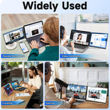 Upgraded Laptop Screen Extender - 15.6" FHD 1080P Portable Monitor for Laptop, Dual Laptop Monitor Extender for 13"-17.3" Laptops, Detachable & Plug and Play for Wins/Mac/Android/Chrome