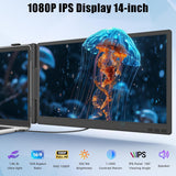 Siaviala KX2 14 inch 2026 Upgraded Portable Monitor, FHD 1080P IPS Display for students