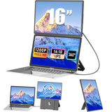 Siaviala N2 16 inch FHD 1200P Portable Monitor 360° Rotation DIY Detachable Screen