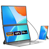 SIAVIALA N2 - 16 inch FHD 1200P Portable Monitor, 2025 Summer Upgraded Laptop Screen Extender