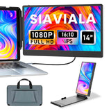 SIAVIALA S1 - 14 inch Dual Screen Laptop Screen Extender Portable Workstation for Laptops