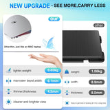 SIAVIALA S8 Laptop Screen Extender, 2025 Upgraded Ultra-Thin 14” FHD 1080P Portable Monitor