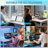 SIAVIALA S8 Laptop Screen Extender, 2025 Upgraded Ultra-Thin 14” FHD 1080P Portable Monitor